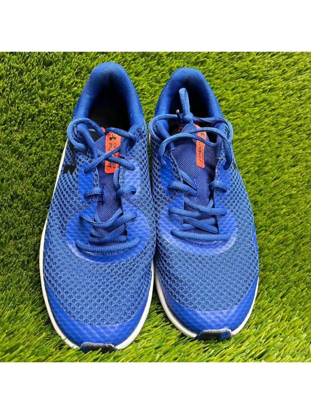 Under Armour Charged Pursuit 3 Boys Size 7Y Blue Athletic Running Shoes Sneakers